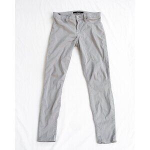 J Brand Mid-Rise Super Skinny Stretch Pants